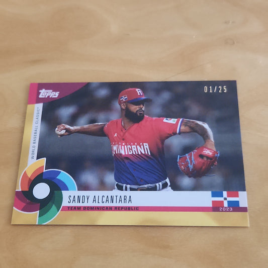 Topps World Baseball Classic Sandy Alcantara 01/25 #21