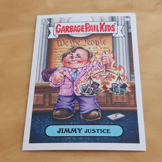 Topps Garbage Pail Kids Jimmy Justice #6b