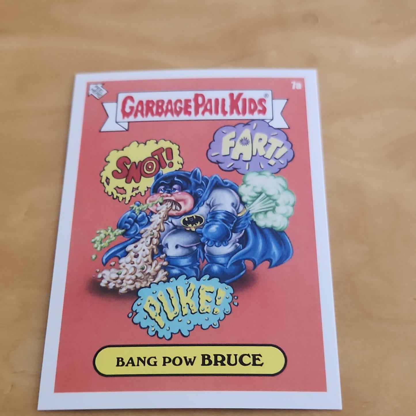 Topps Garbage Pail Kids Bang Pow Bruce #7a