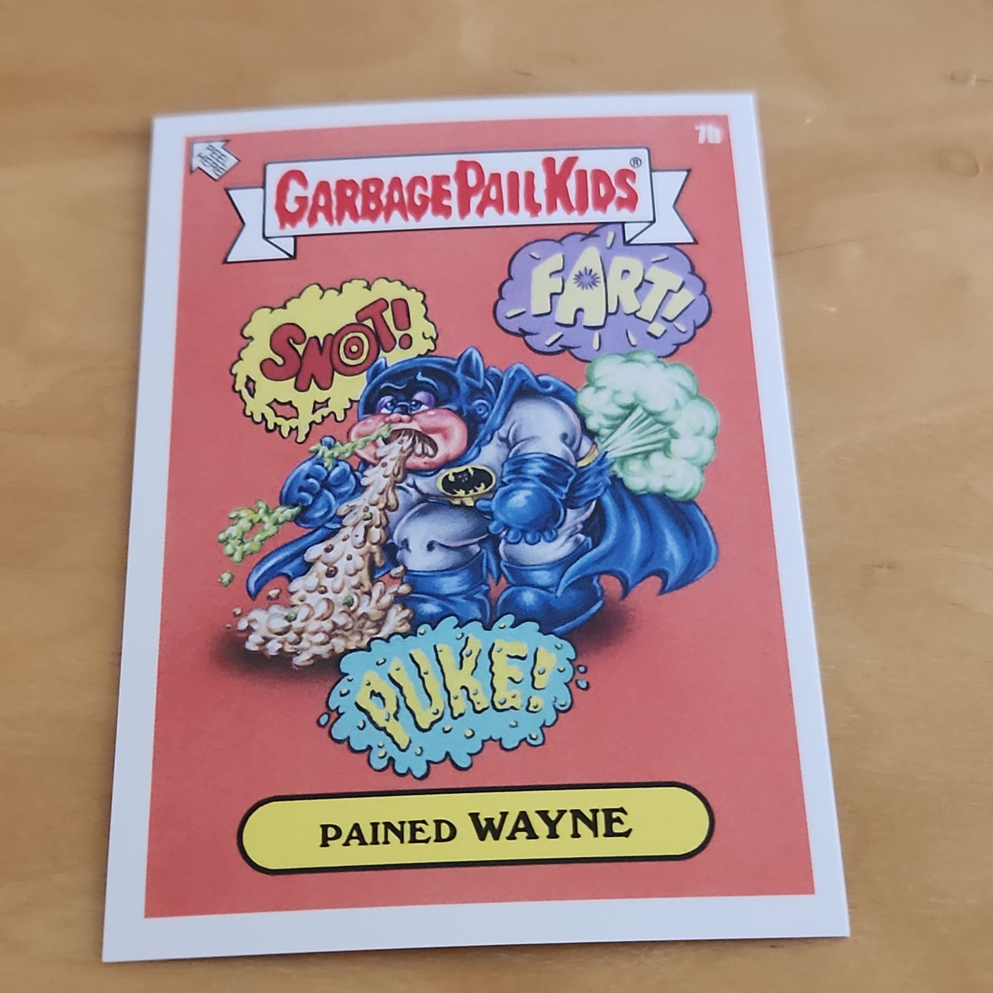 Topps Garbage Pail Kids Pained Wayne #7b