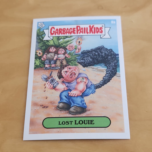 Topps Garbage Pail Kids Lost Louie #8a