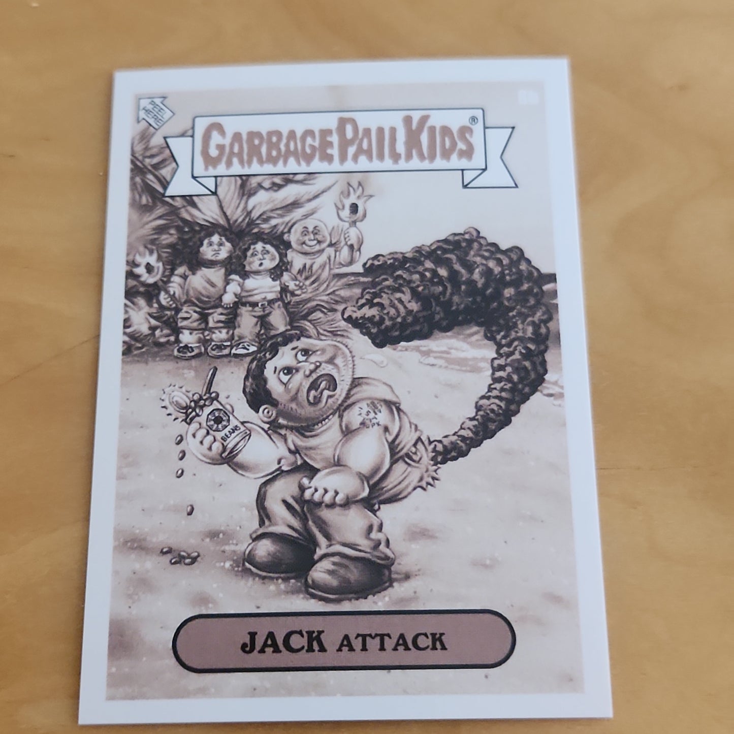 Topps Garbage Pail Kids Prime Slime Trashy TV Jack Attack #8b