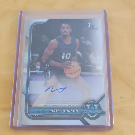 Topps 1st Bowman Nate Johnson Auto #BCPA-NJ