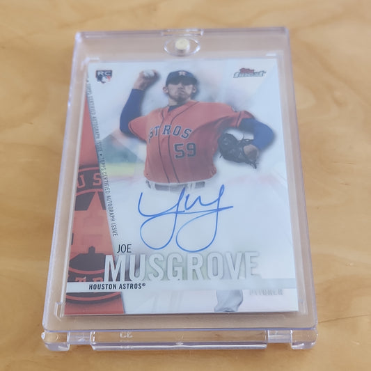 Topps Finest Joe Musgrove RC Auto #FA-JMU
