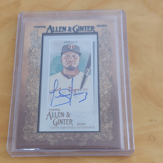 Topps Allen & Grinter Luis Arraez Auto #MA-LA