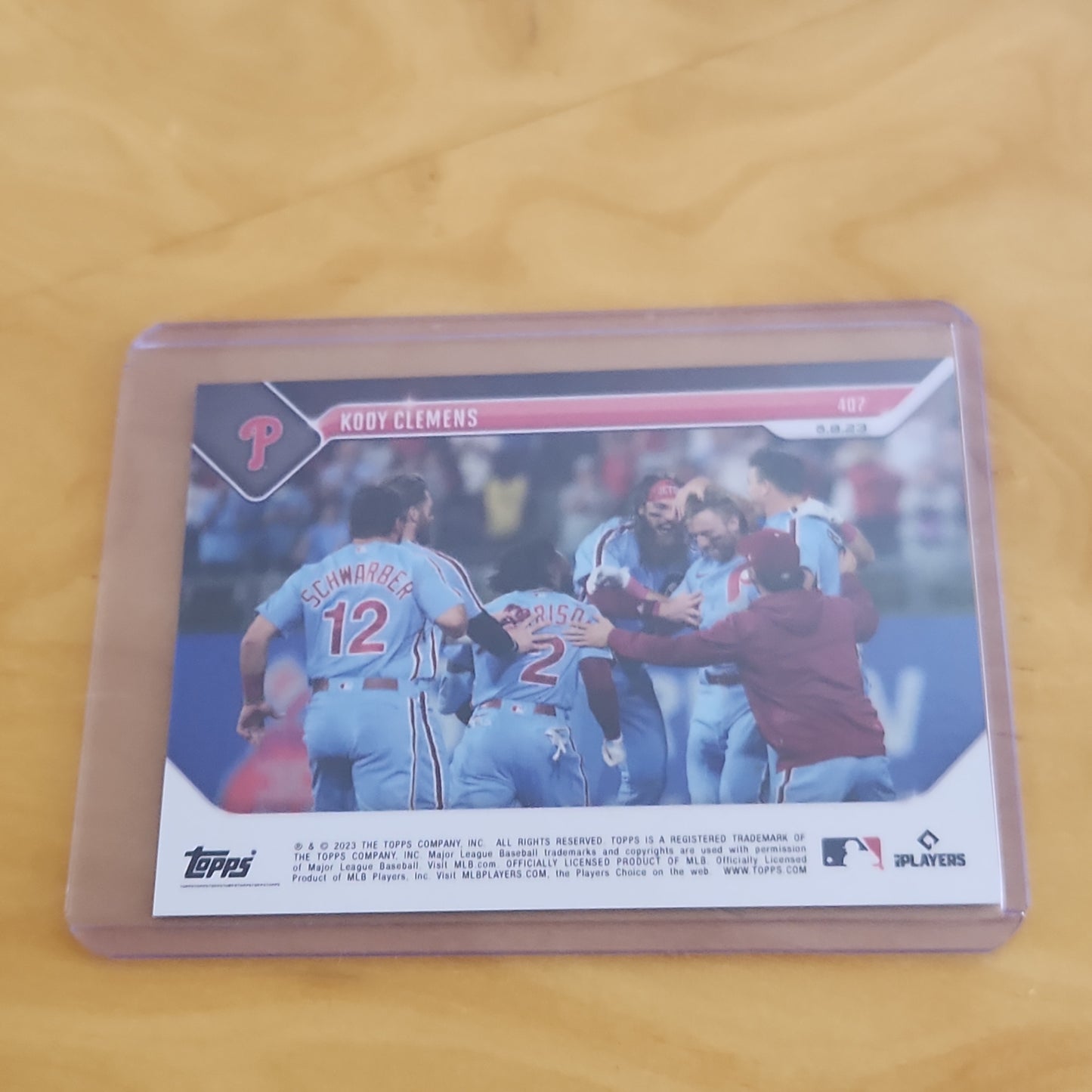 Topps Now Purple Kody Clemens RC 19/25 #407