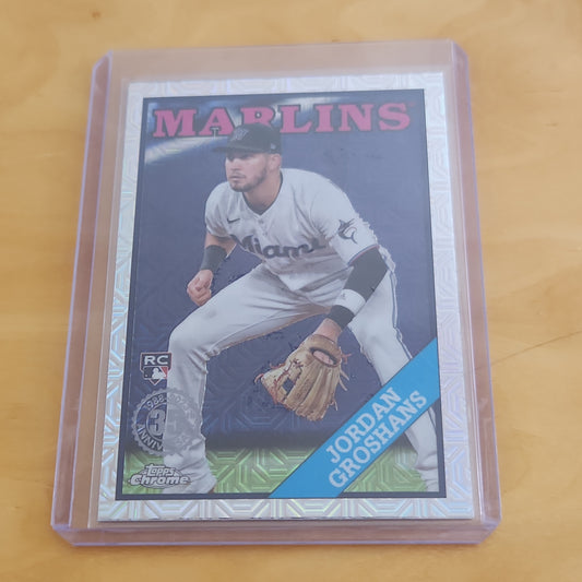 Topps Chrome 35th Anniversary Refracter Jordan Groshans RC #2T88C-84