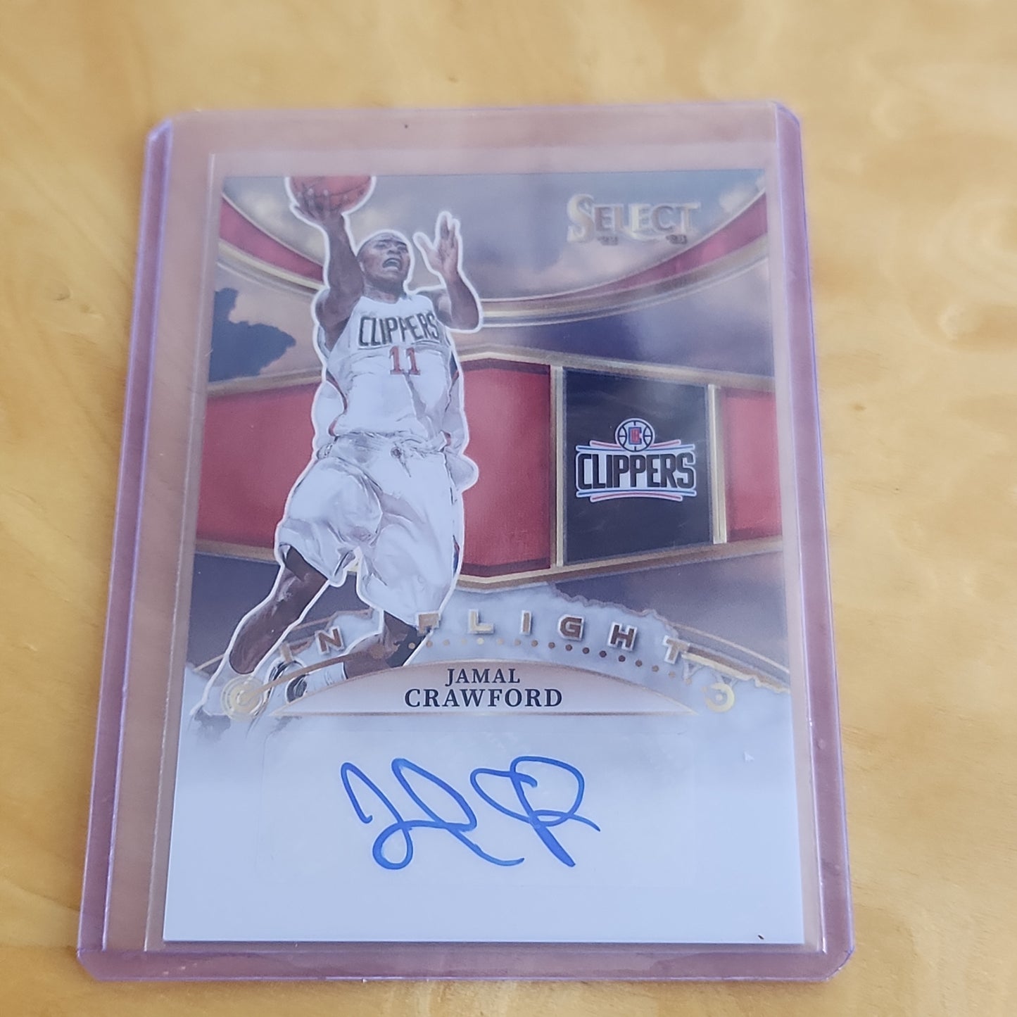 Panini Prizm Select In Flight Jamal Crawford Auto 57/99 #IFS-JCF