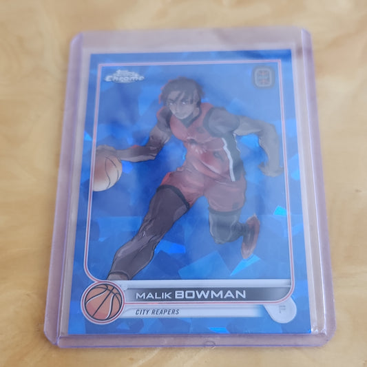 Topps Chrome OTE Blue Saphire SP Variation Malik Bowman #87