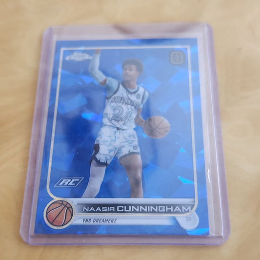 Topps Chrome OTE Blue Saphire Nassir Cunningham RC #78