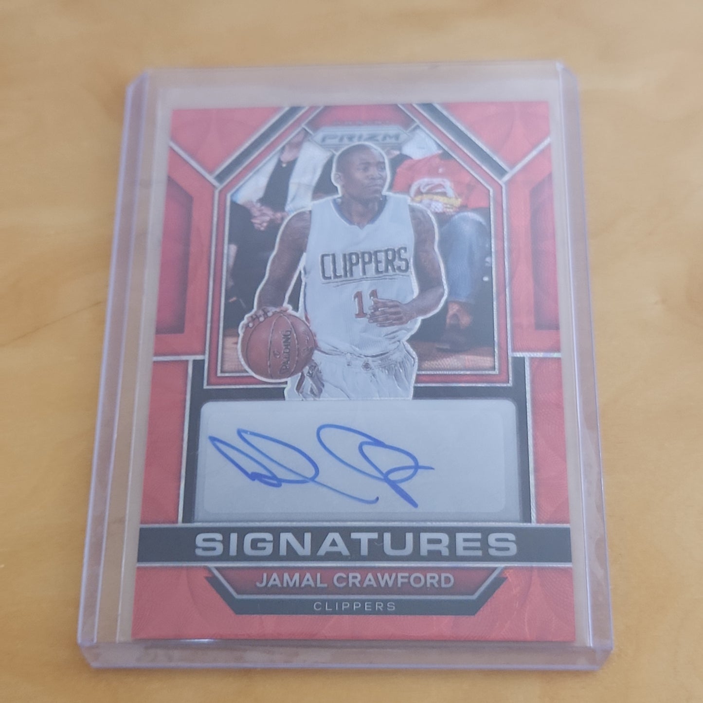 Panini Prizm Red Signatures Jamal Crawford Auto #SIG-JCR