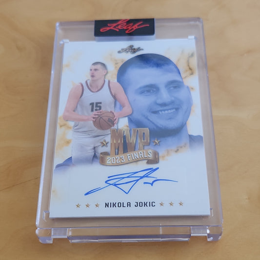 Leaf MVP 2023 Finals Nikola Jokic Auto 21/105 #MVPA-NJ1