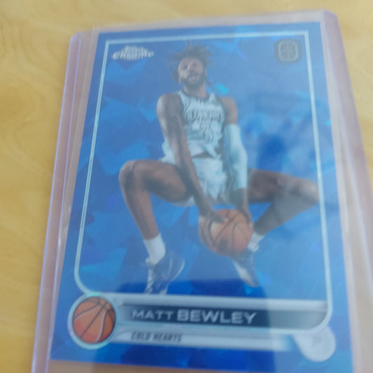 Topps Chrome OTE Blue Saphire Matt Bewley #44