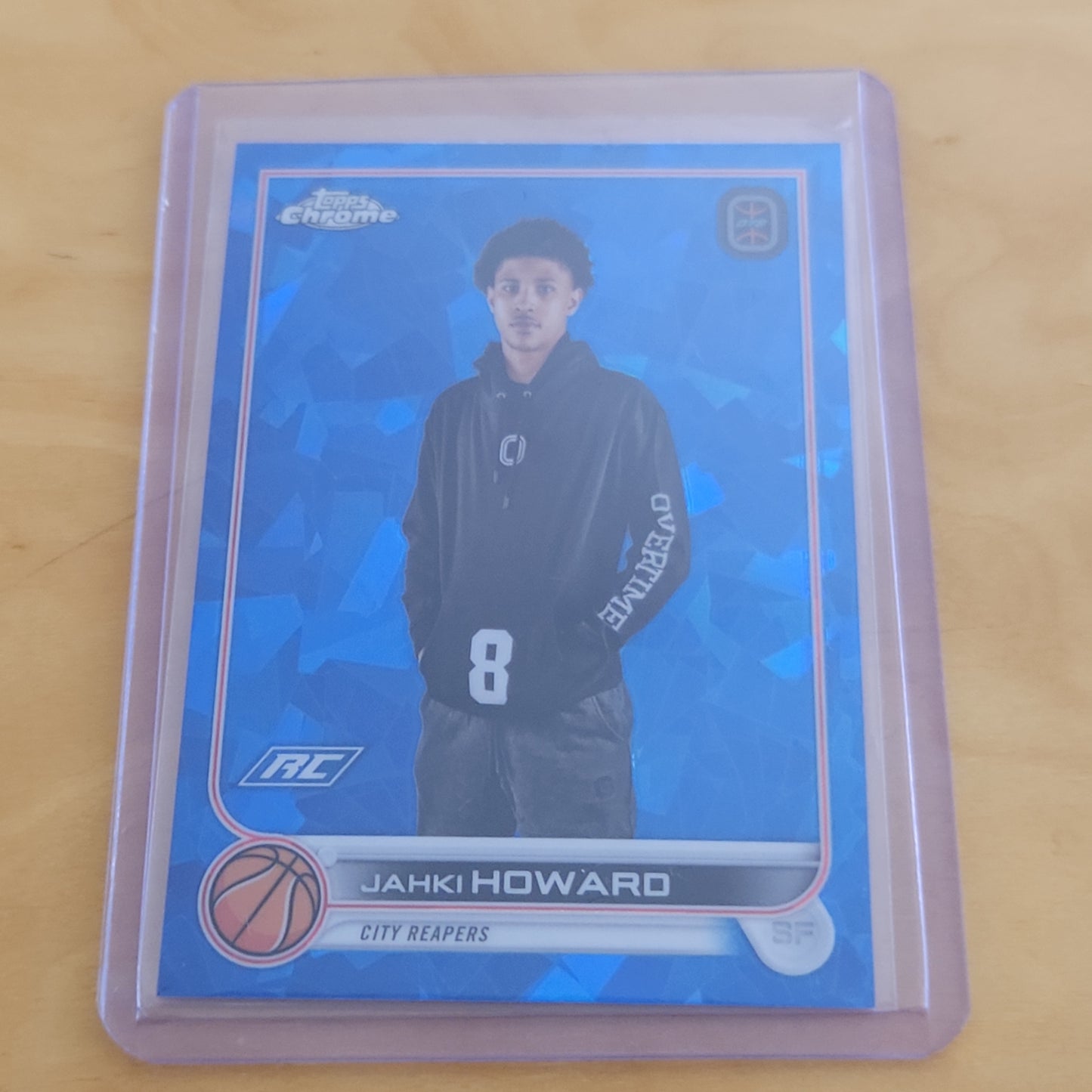 Topps Chrome OTE Blue Saphire Jahki Howard RC #23