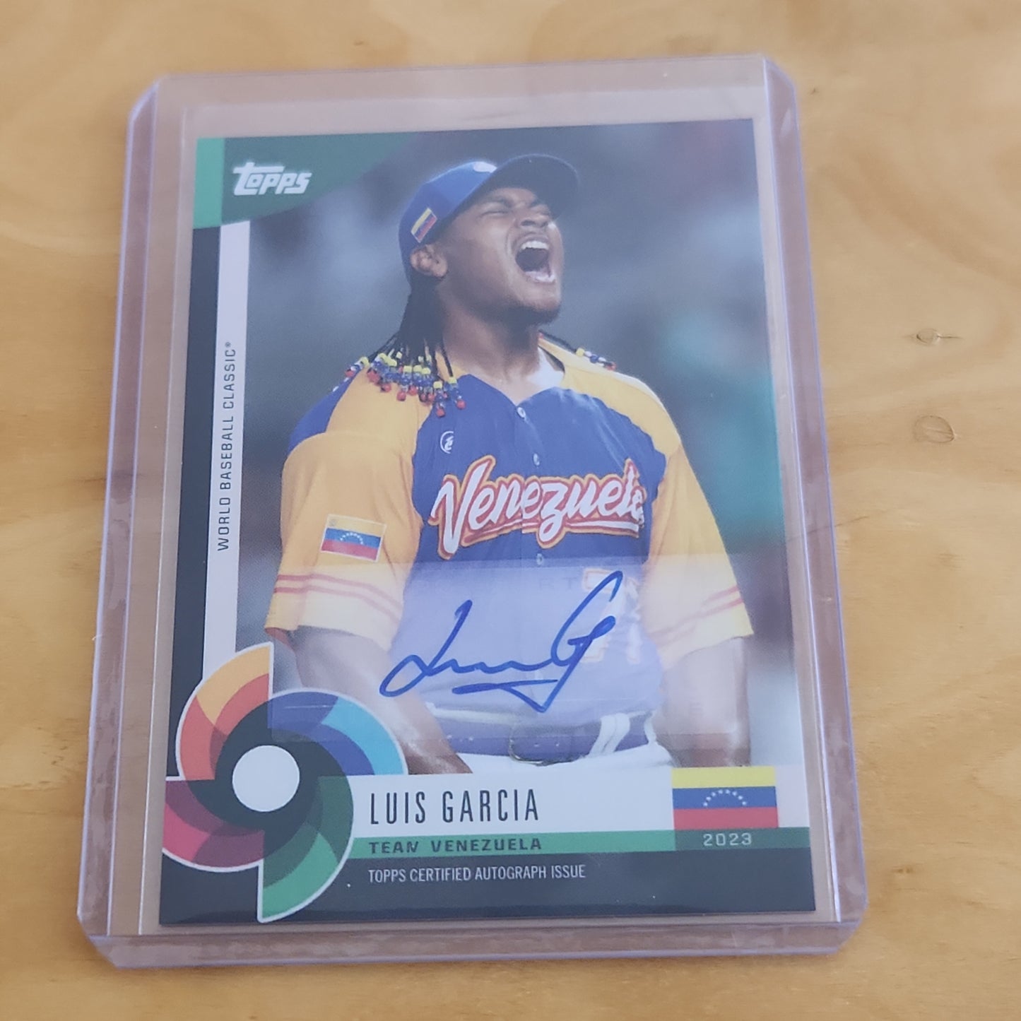 Topps WBC Luis Garcia Auto #LG-A