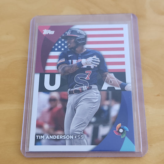 Topps WBC USA Tim Anderson #WBC-5