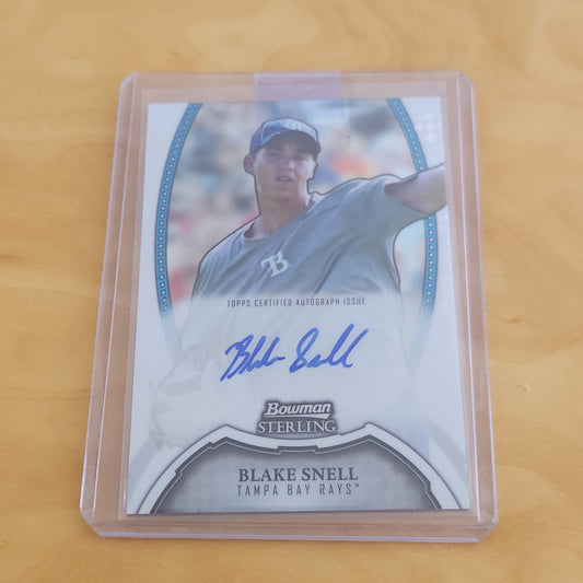 Topps Bowman Sterling Blake Snell Auto #BSP-BS