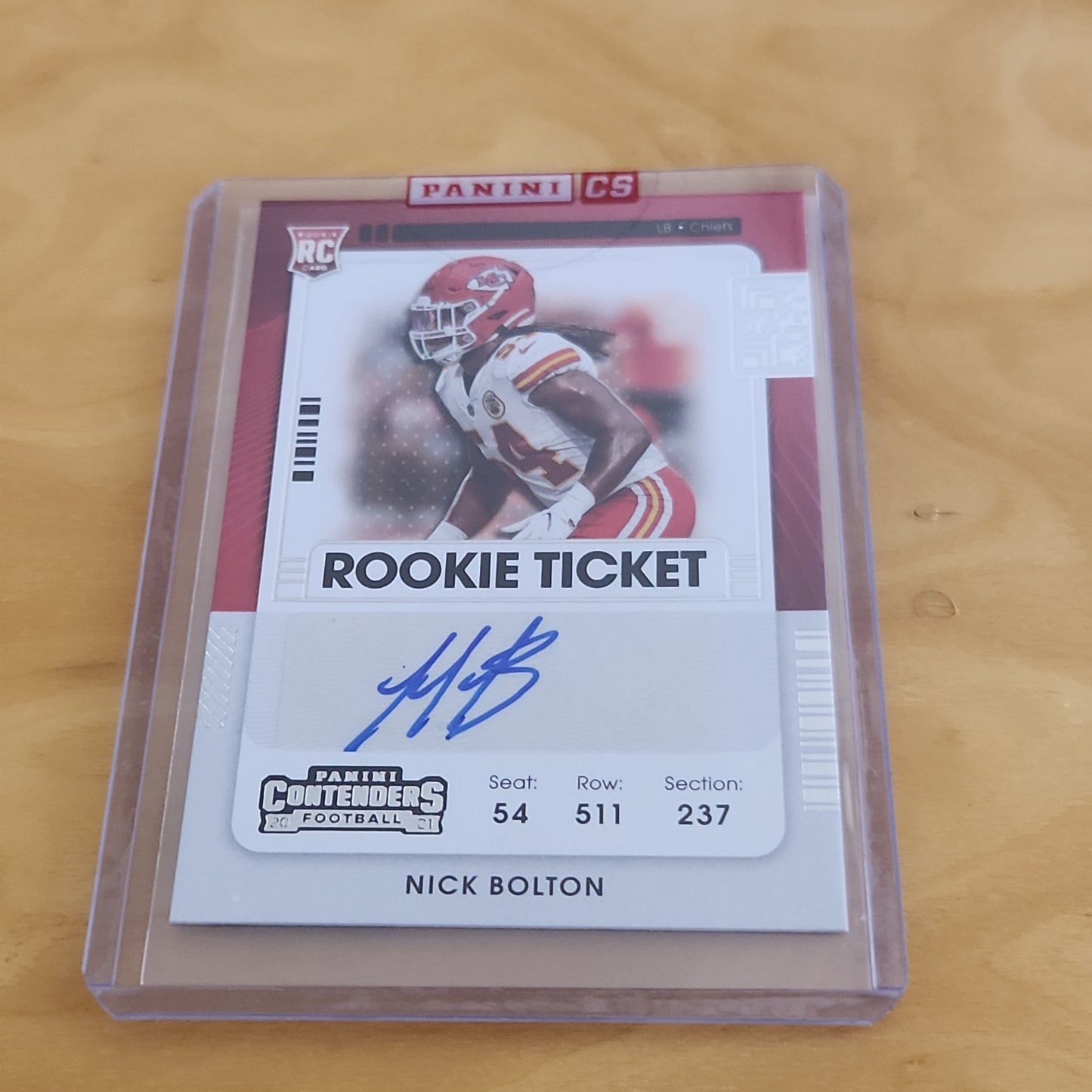 Panini Contenders Rookie Ticket Nick Bolton Auto #174