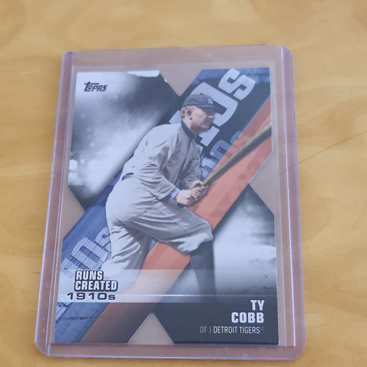 Topps Runs Created 1910s Dye-Cut Ty Cobb #DOD-8