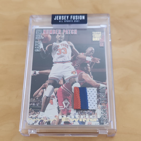Sports Cards Jersey Fusion Topps Stadium Club Patrick Ewing 25/99 #JF-PEDT