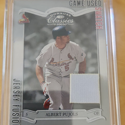 Sports Cards Jersey Fusion All Sports 2021 Panini Donruss Classics Albert Pujols Game Used Patch #JF-AP03