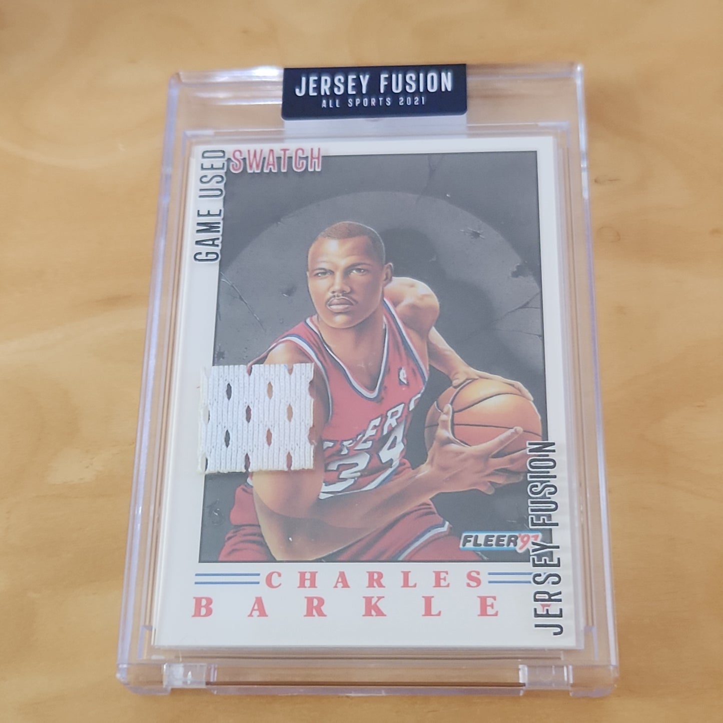 Sports Cards Jersey Fusion Fleer Charles Barkley #JF-CBDT