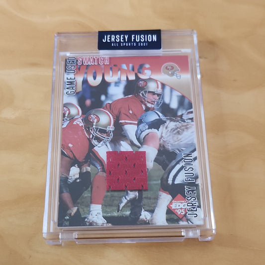 Sports Cards Jersey Fusion Collection Edge Steve Young #JF-SY94