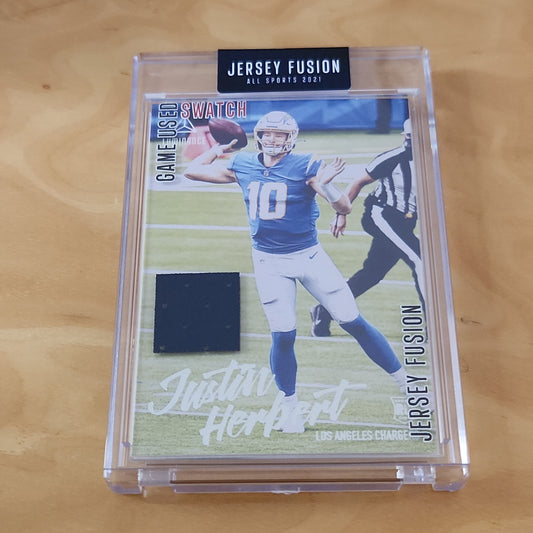 Sports Cards Jersey Fusion Panini Luminance Justin Herbert RC #JF-JH20