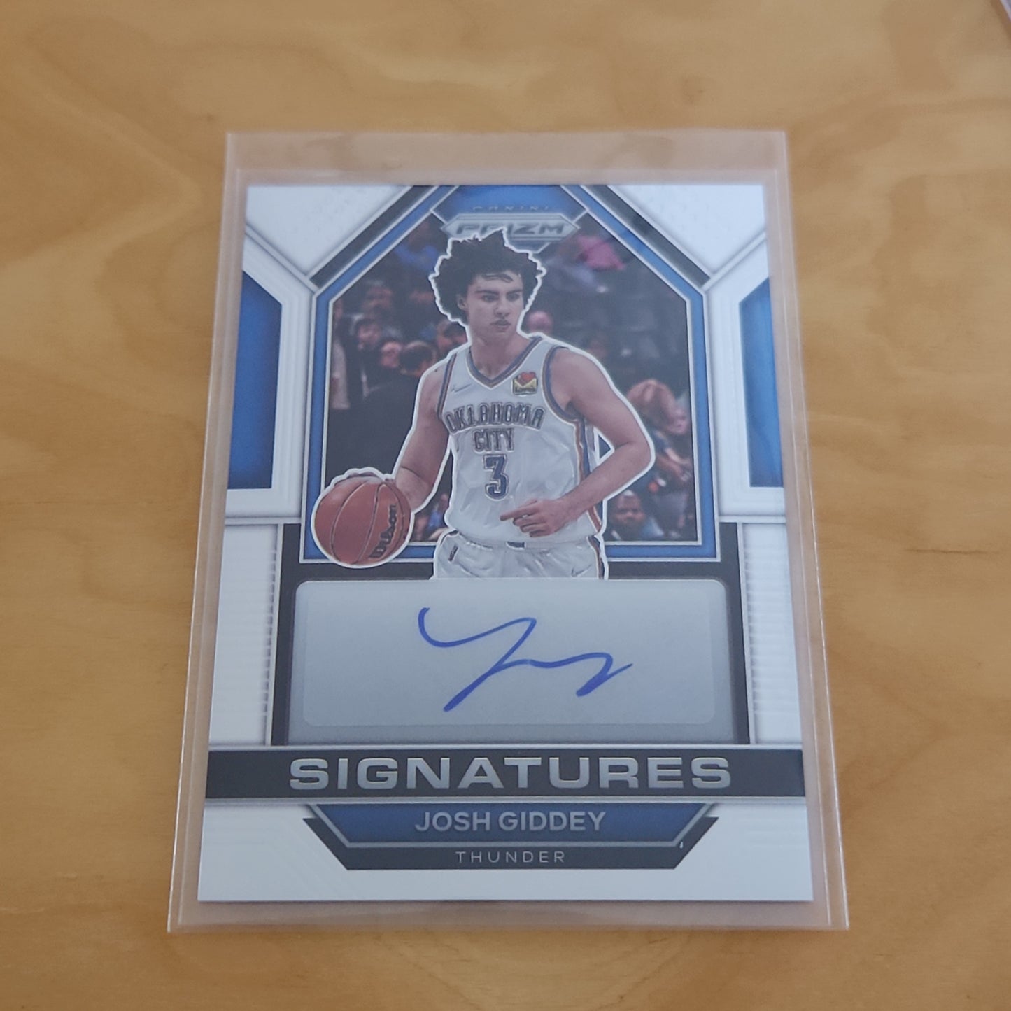 Panini Prizm Signatures Josh Giddey Auto #SIG-JGD