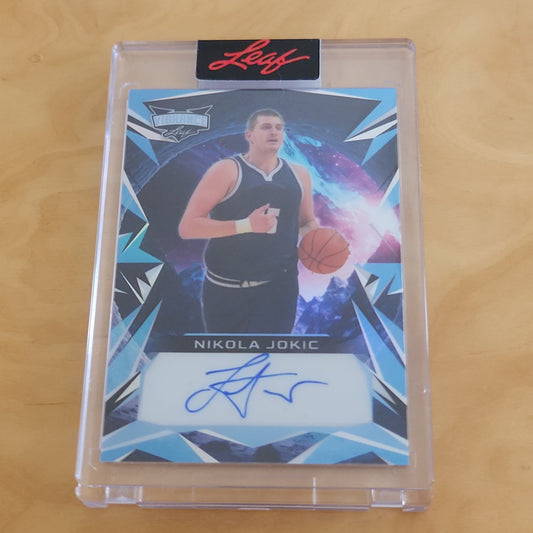 Leaf Vibrance Nikola Jokic Auto 3/3 #BA-NJI