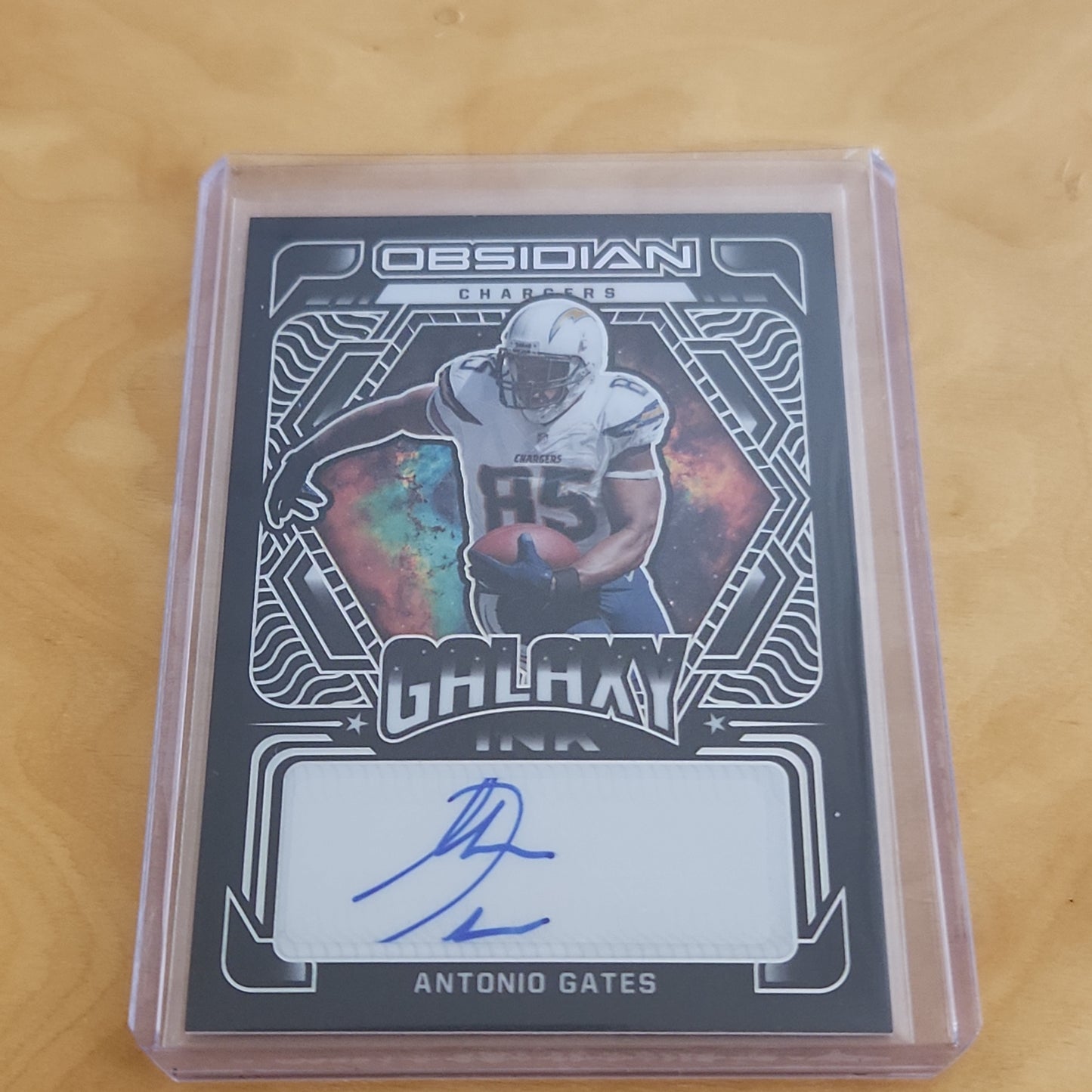 Panini Obsidian Galaxy Ink Antonio Gates Auto 4/100 #GI-AGA