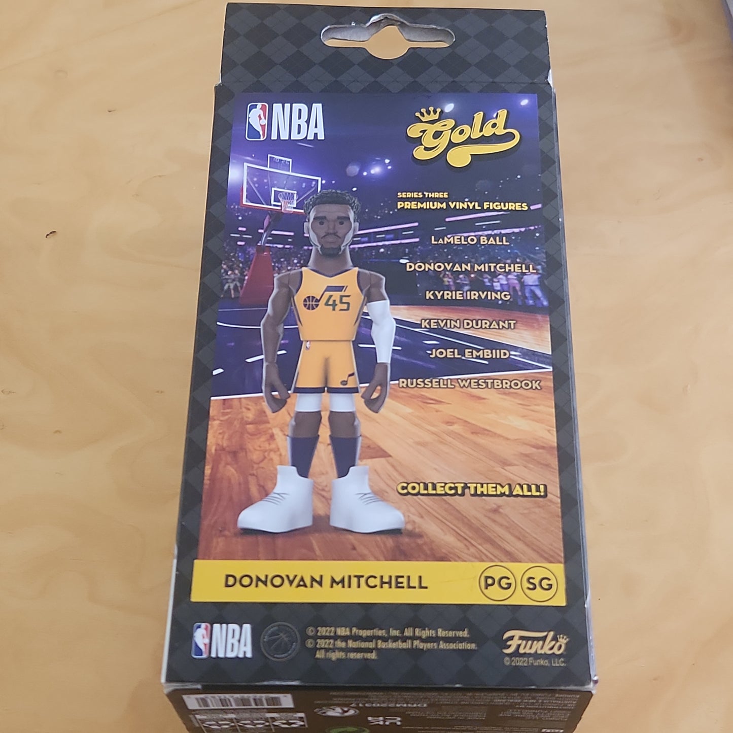 Funko NBA Gold Premium Vinyl Figure Donovan Mitchell