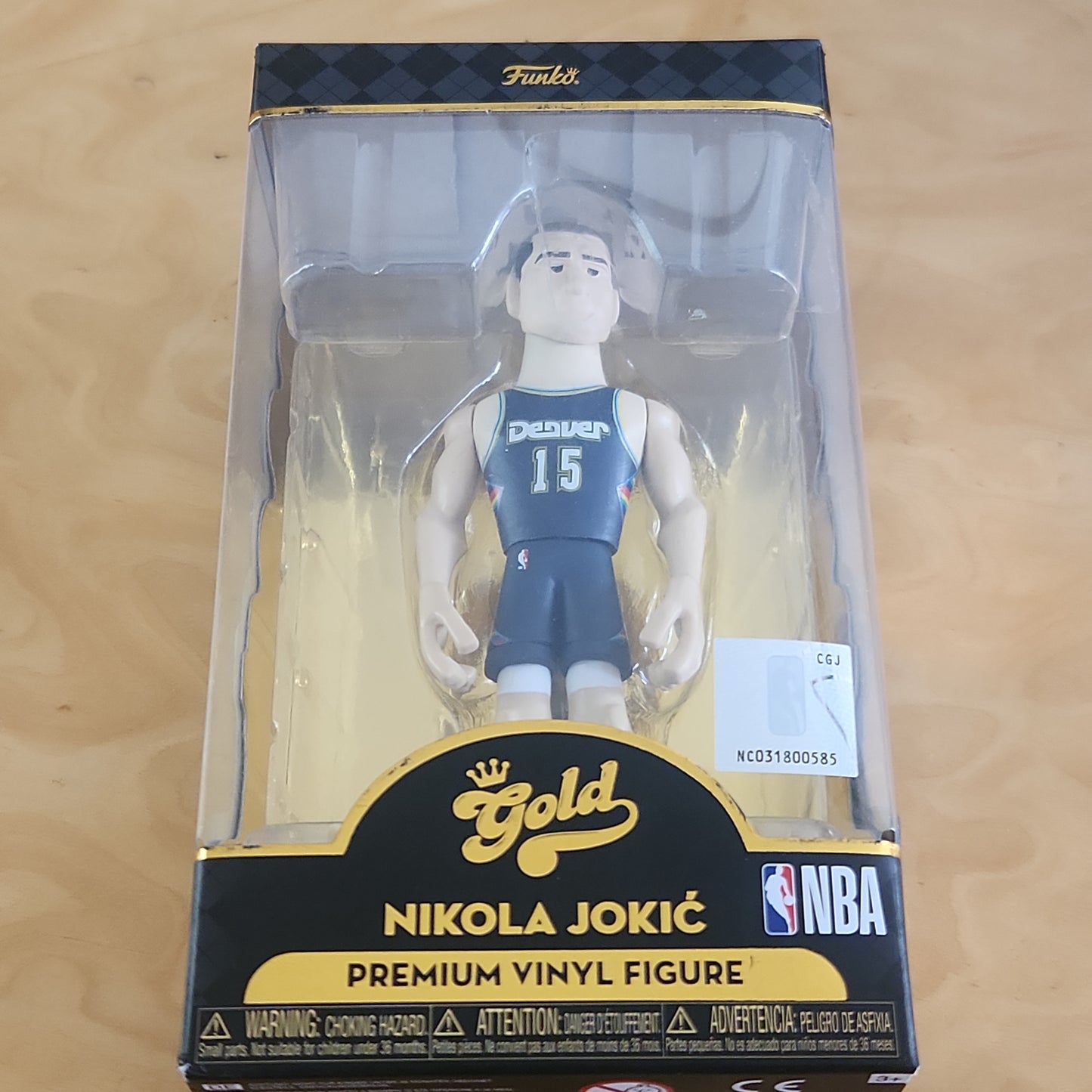 Funko NBA Gold Premium Vinyl Figure Nikola Jokic