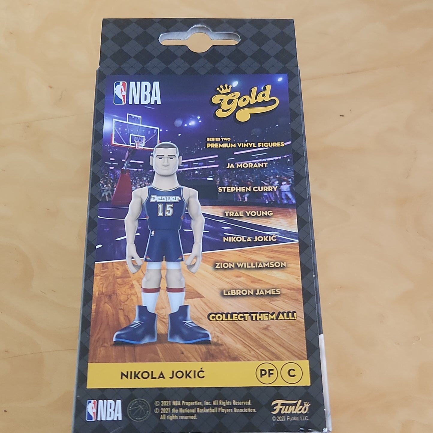 Funko NBA Gold Premium Vinyl Figure Nikola Jokic