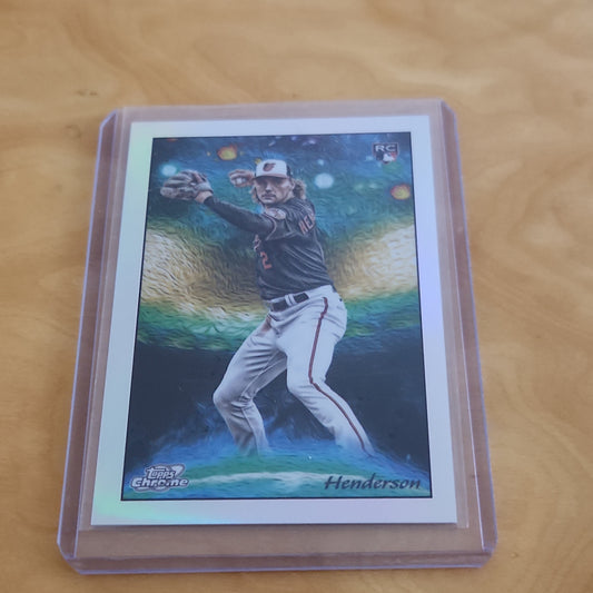 Topps Chrome Cosmic Planetary Gunner Henderson RC #STN-20