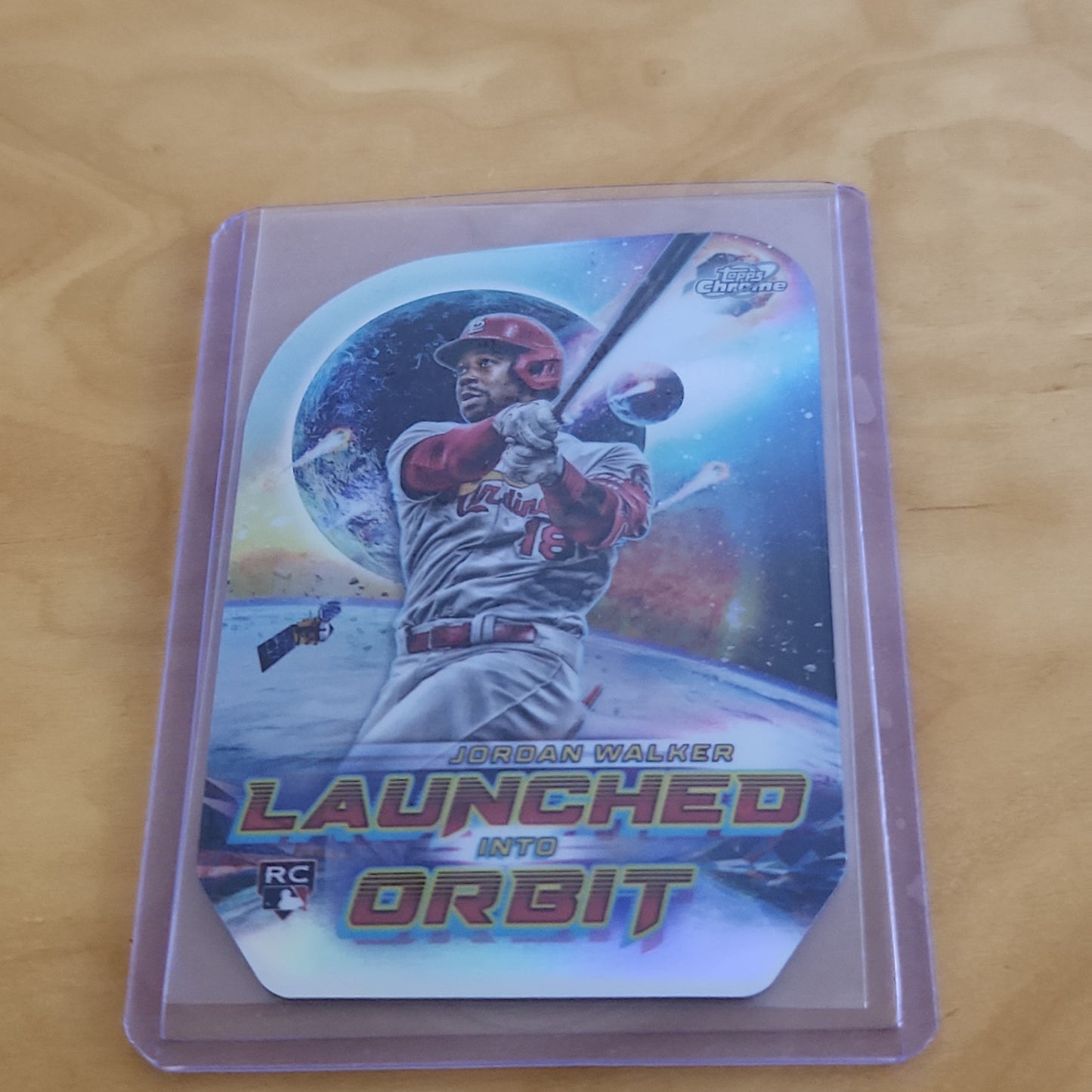 Topps Chrome Cosmic Lanched Into Orbite Dye-Cut Jordan Walker RC #LIO-18