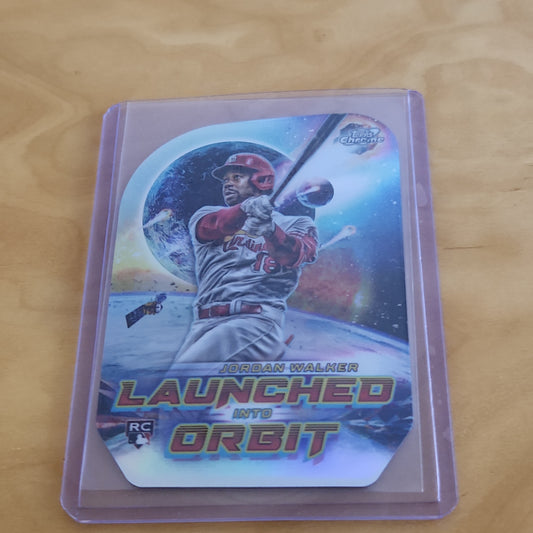 Topps Chrome Cosmic Lanched Into Orbite Dye-Cut Jordan Walker RC #LIO-18