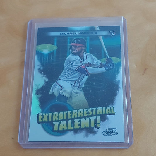 Topps Chrome Cosmic Extratetrestrial Talent Michael Harris II RC #ET-16