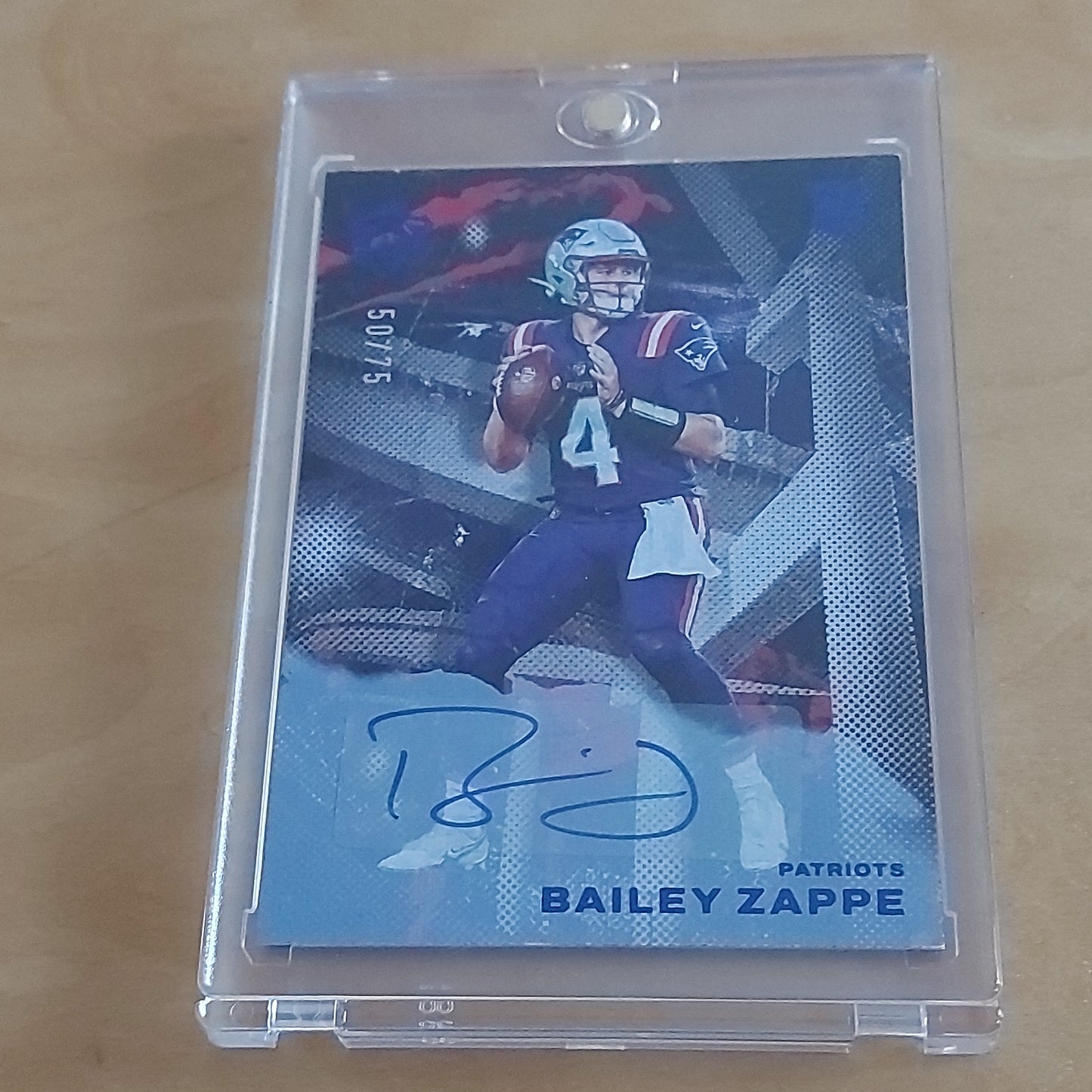 Panini Gridiron Kings Bailey Zappe RC Auto 50/75 #GK-22