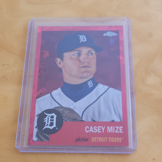 Topps Chrome Red Spharie Casey Mize 056/100 #340