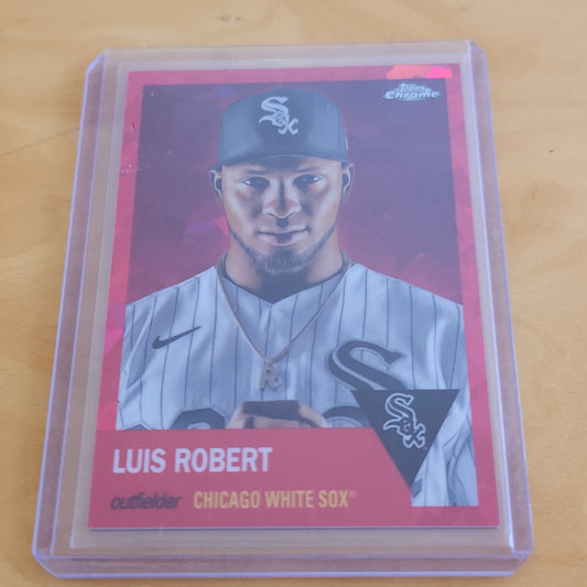 Topps Chrome Red Spharie Luis Robert 046/100 #166