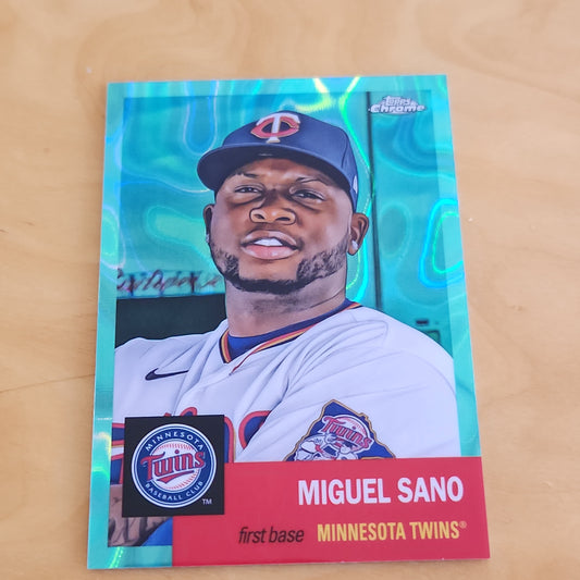 Topps Chrome Auqa Lava Miguel Sano 205/299 #357