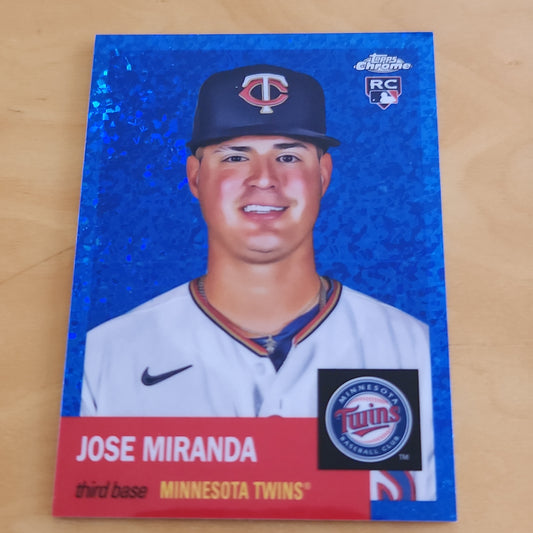 Topps Blue Blue Mini Diamond Jose Miranda RC 106/199 #463