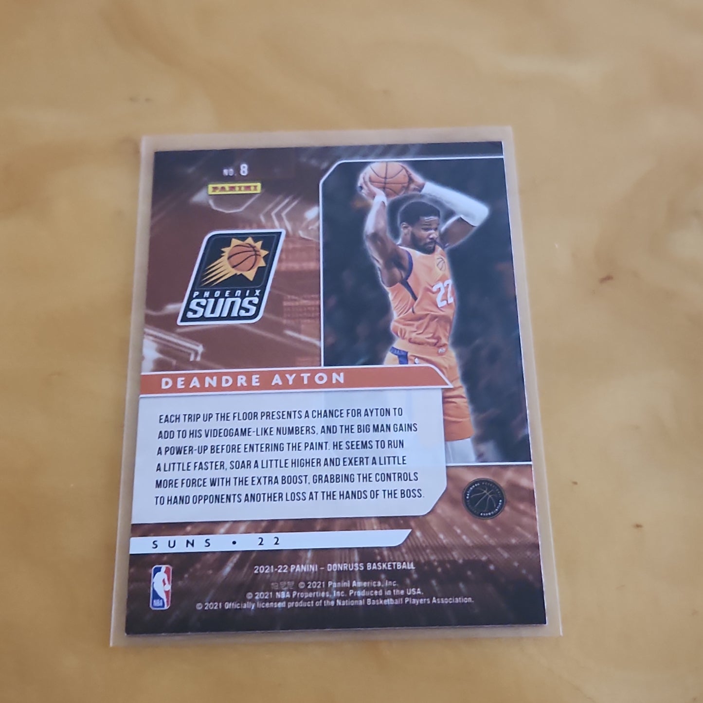 Panini Donruss Power In The Paint DeAndre Ayton #8