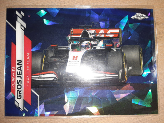 2020 Topps Chrome Sapphire Formula 1 F1 Cars Romain Grosjean #37 Rookie