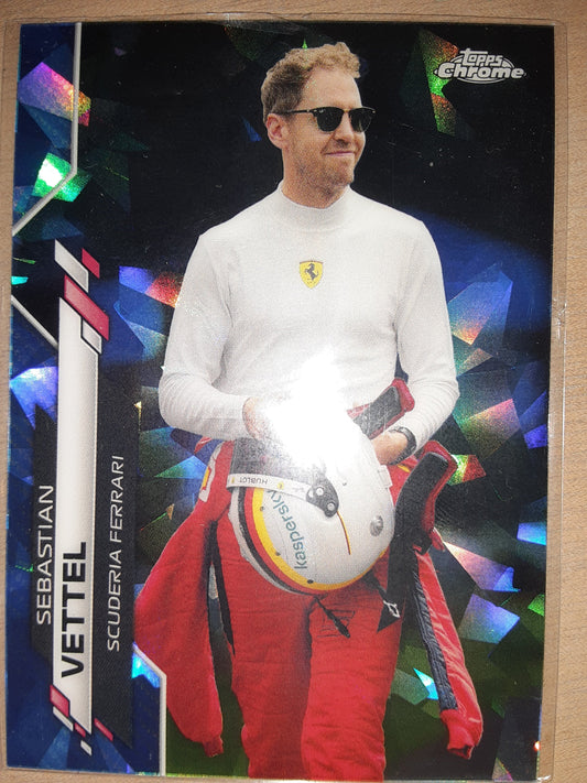 2020 Topps Chrome Formula 1 Sapphire #176 Sebastian Vettel