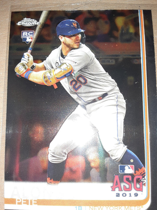 2019 Topps Chrome Update Pete Alonso Rookie Card #86 New York Mets ASG RC