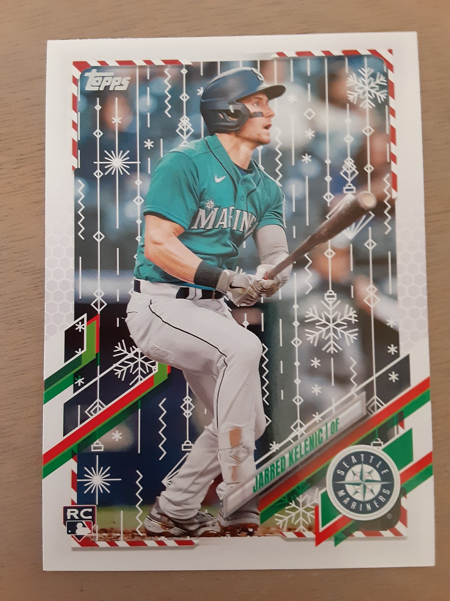 2021 Topps Holiday Jared Kelenic Rookie Card! #HW86