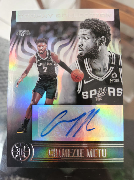 Chimezie Metu 2020 21 Illusions Trophy Collection Signature #TC CHI