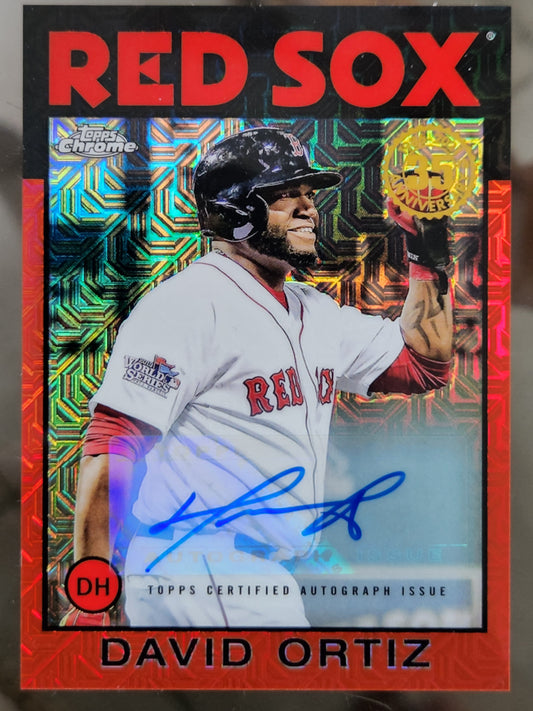 David Ortiz 2021 Topps Update '86 Topps Red #86C 19 (5/5)